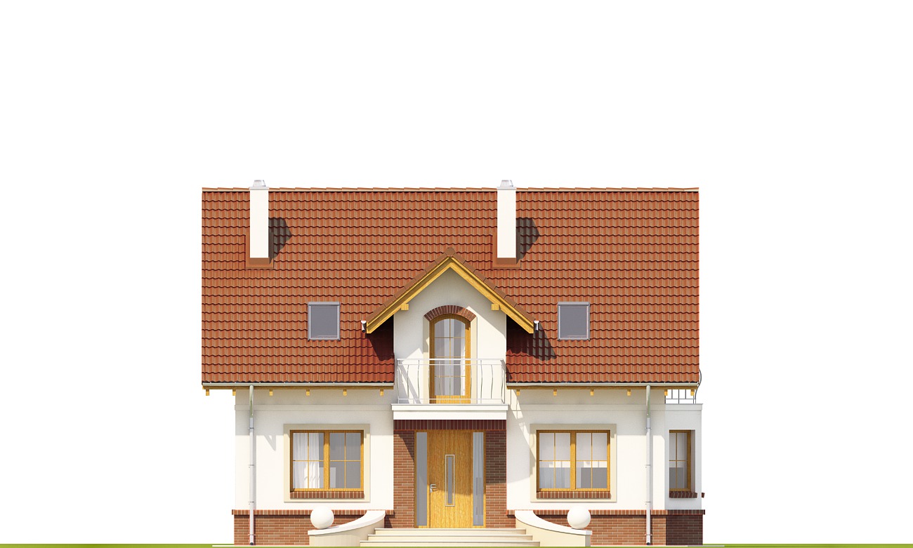 Dom dla Ciebie 1 w3 bez garażu [B] (odbicie lustrzane) - miniatura 2