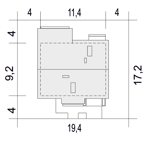 Iga styl z garażem 1-st. [A] - miniatura 10