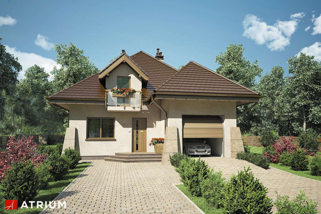 budowa domu Willa Prowansja II (odbicie lustrzane) - New-House