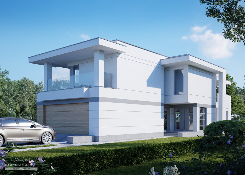 Budowa domu LK&1466 (odbicie lustrzane) z New-House