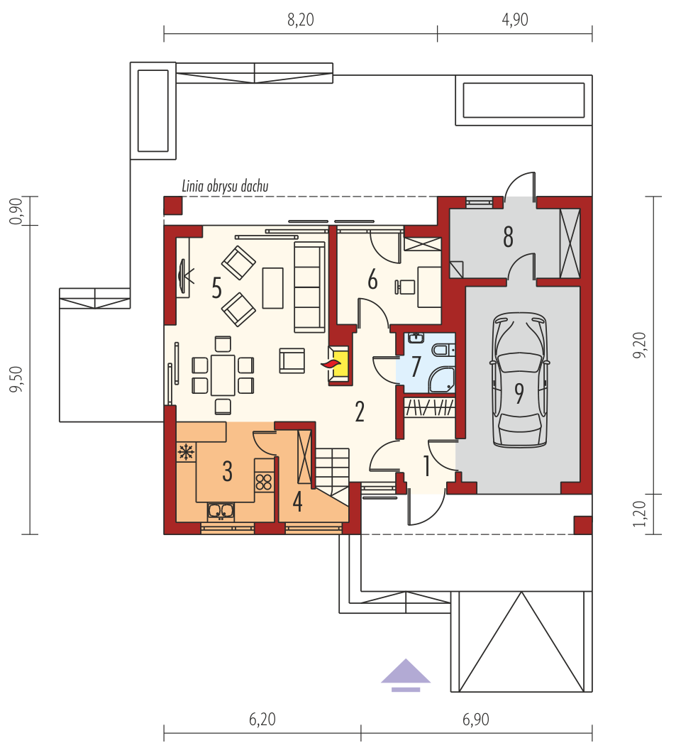 E4 G1 (wersja A) MULTI-COMFORT (odbicie lustrzane) - miniatura 6