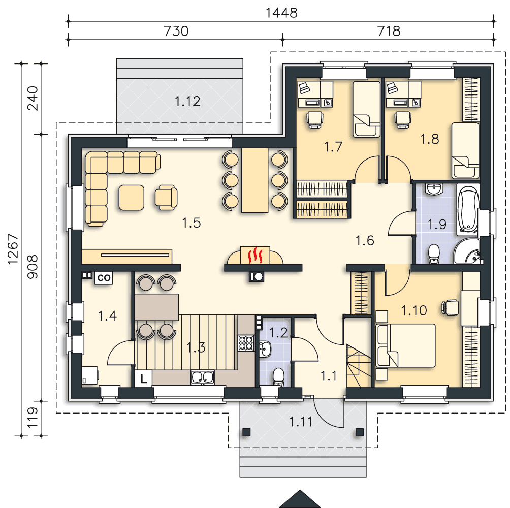 Baden III LMB38b (odbicie lustrzane) - miniatura 2