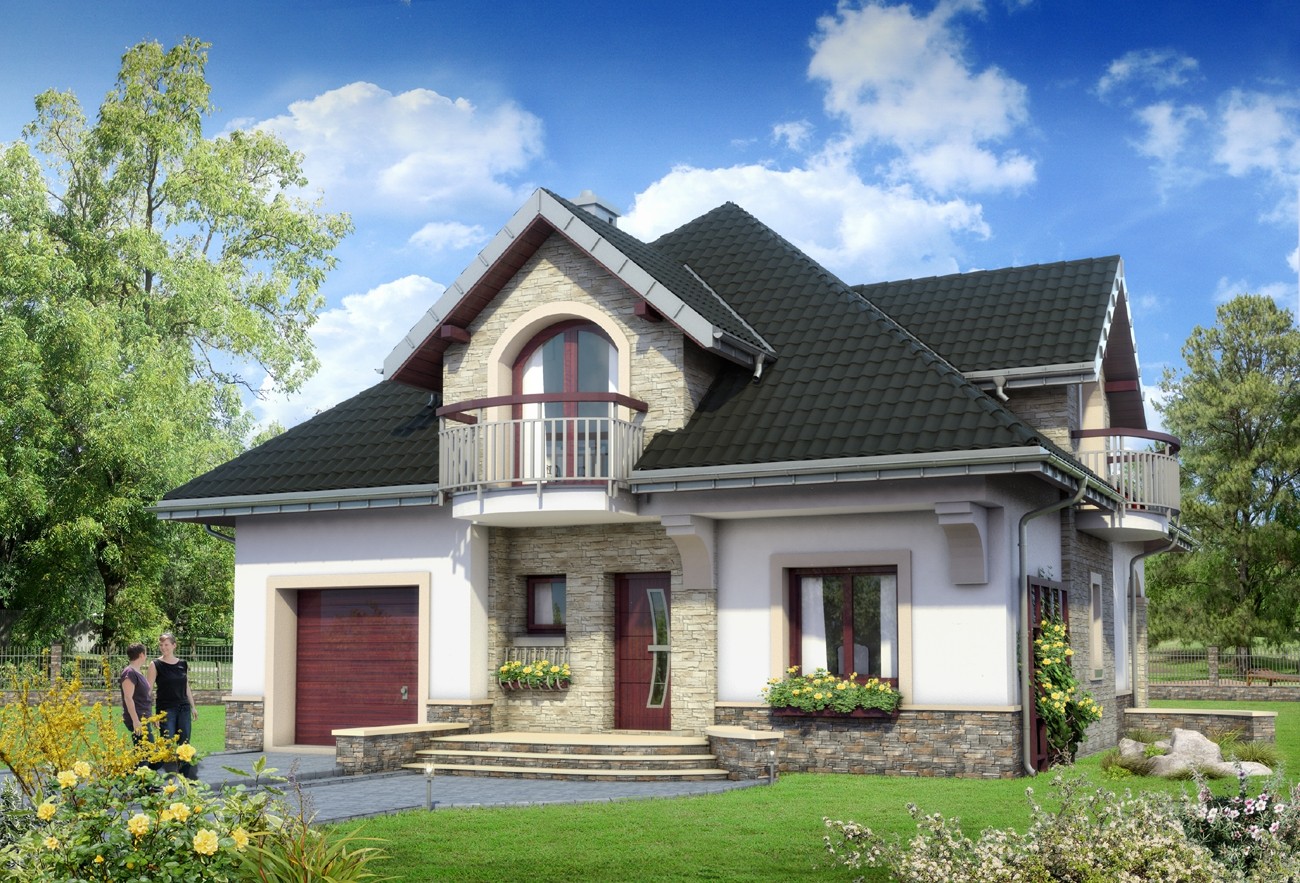 budowa domu Gloria (odbicie lustrzane) - New-House