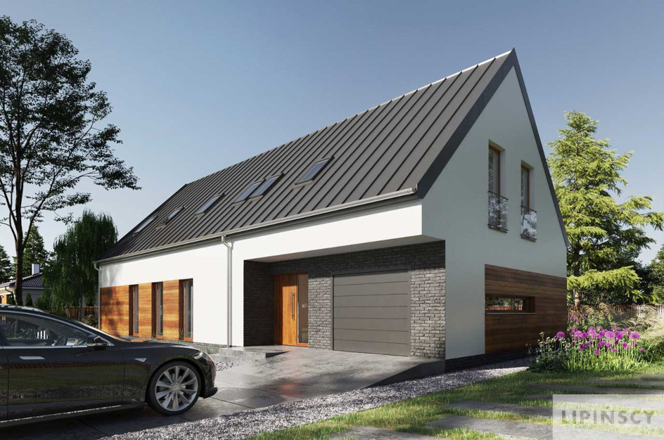 Budowa domu TROGIR II DCP406a (odbicie lustrzane) z New-House