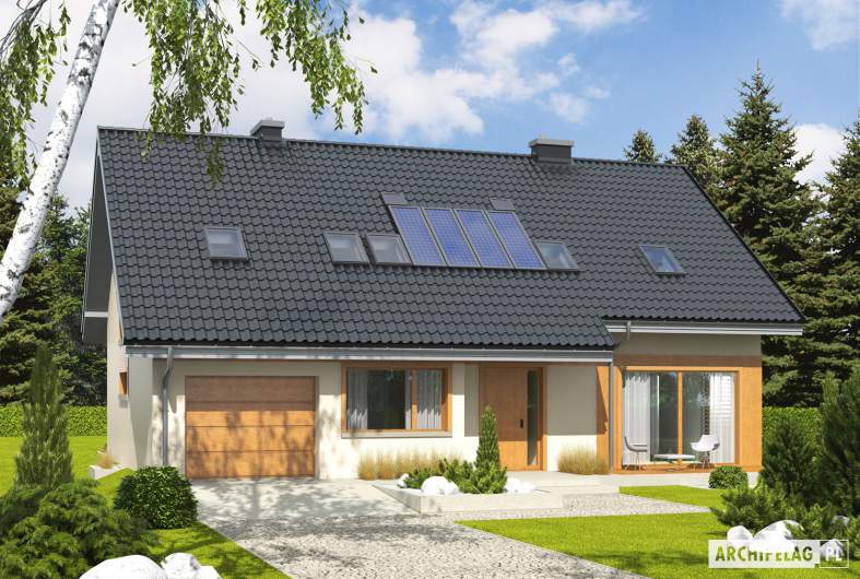 budowa domu Amber G1 (odbicie lustrzane) - New-House