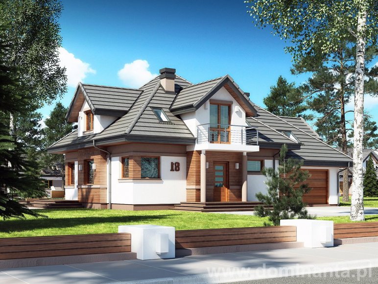 budowa domu RUMCAJS N 2G (Odbicie lustrzane) - New-House