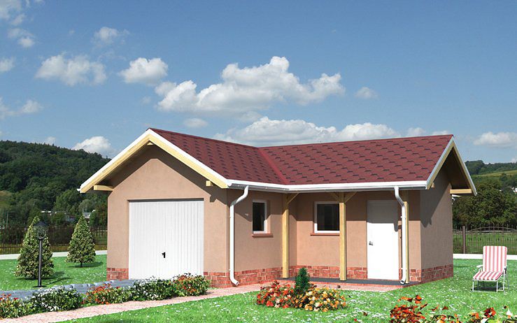 budowa domu Garaż 19 - New-House