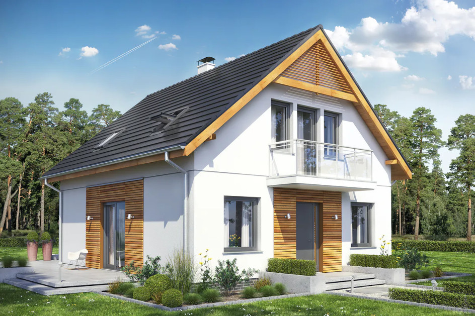 Budowa domu BASET 1 BEZ GARAŻU z New-House