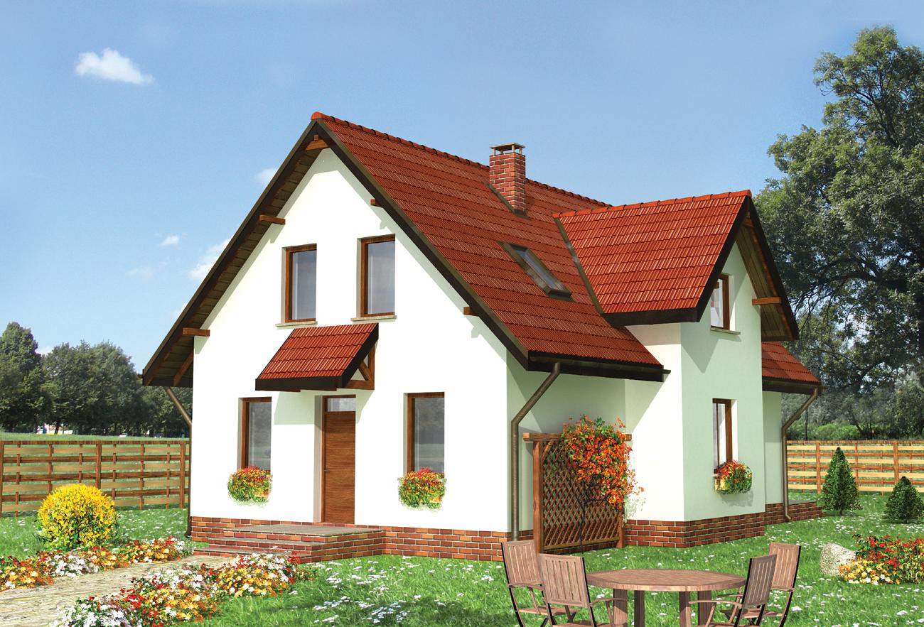budowa domu Supełek (odbicie lustrzane) - New-House