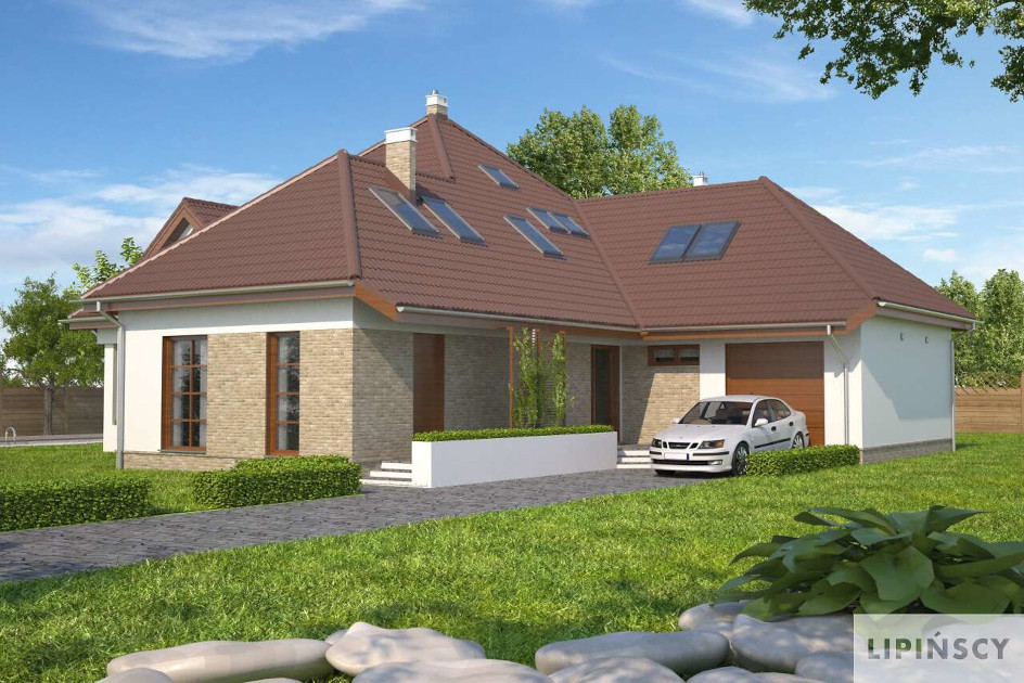 Budowa domu Kansas DCP148 (odbicie lustrzane) z New-House