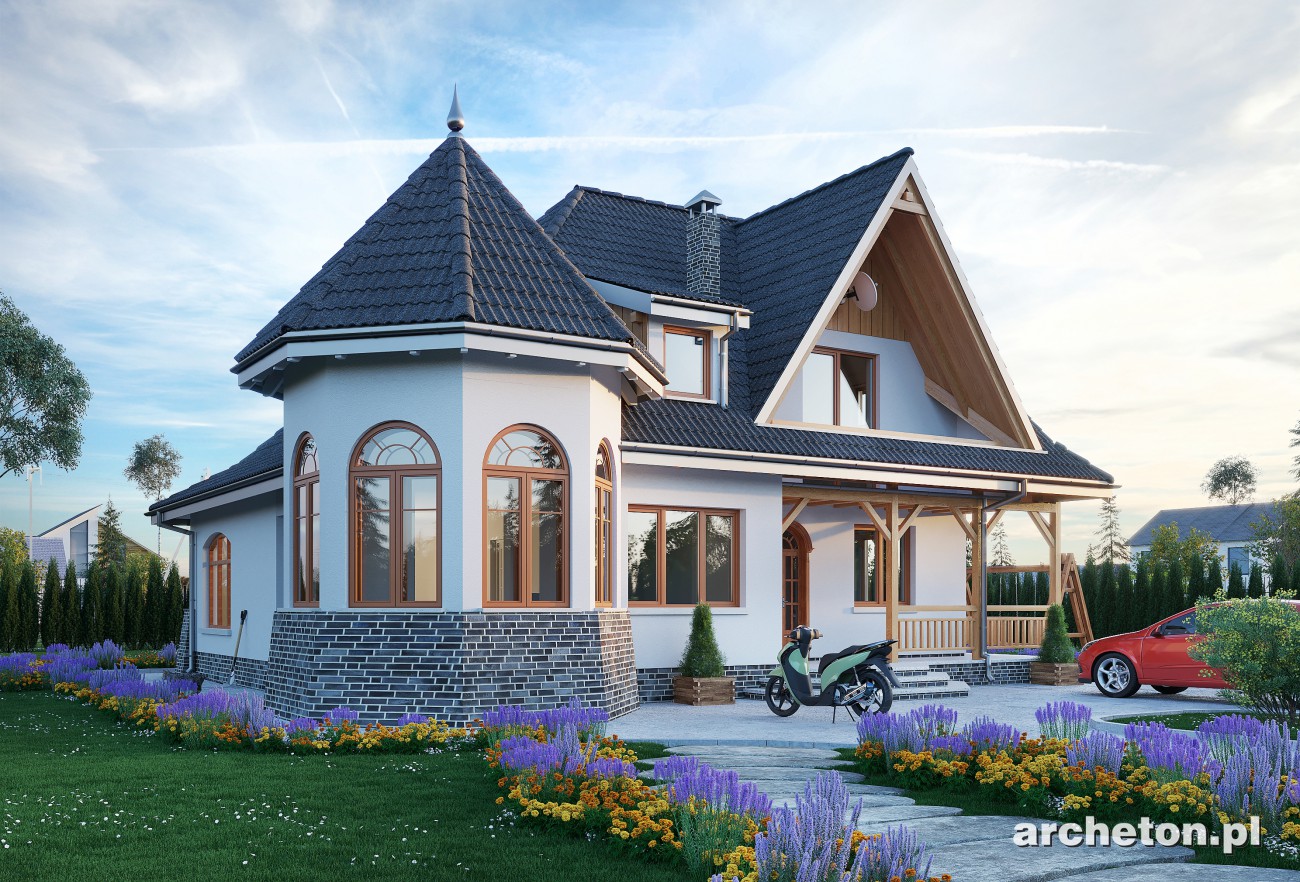 budowa domu Nowy Zameczek (odbicie lustrzane)- New-House