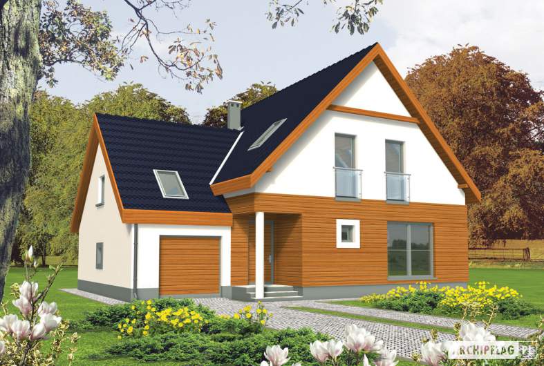 budowa domu Fabrycja G1 (odbicie lustrzane) - New-House