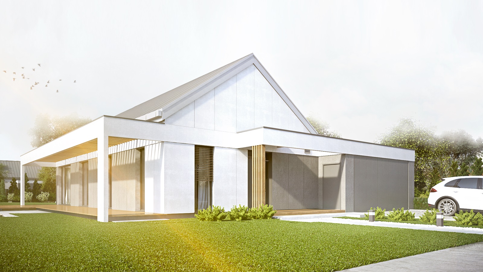 budowa domu HG 08 energo+ - New-House