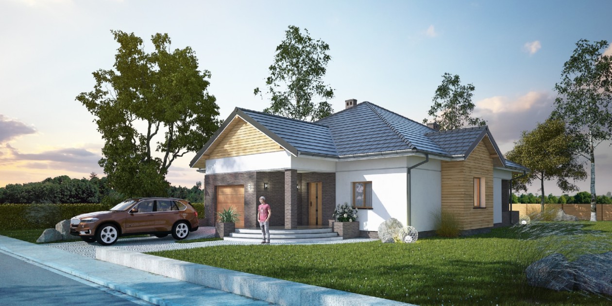 budowa domu Subtillis I G1 (Odbicie lustrzane) - New-House