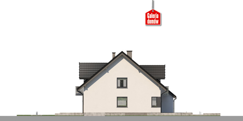 Dom przy Amarantowej 12 dwulokalowy (odbicie lustrzane) - miniatura 10