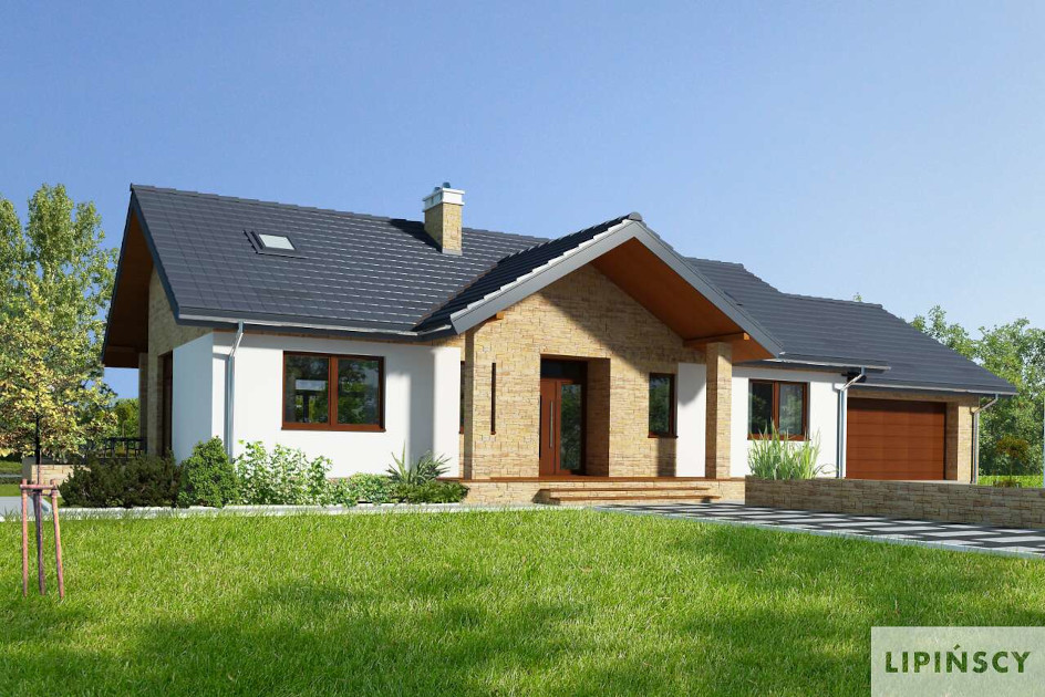 Budowa domu Rockville II DCB121a (odbicie lustrzane) z New-House