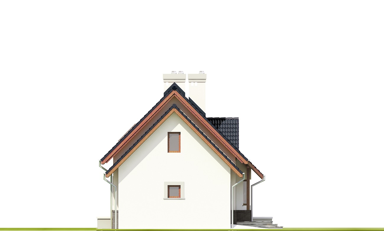 Agatka II styl z garażem 1-st. [A] (odbicie lustrzane) - miniatura 5