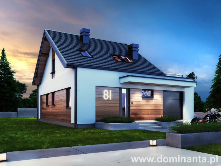 budowa domu Gusto II (Odbicie lustrzane) - New-House
