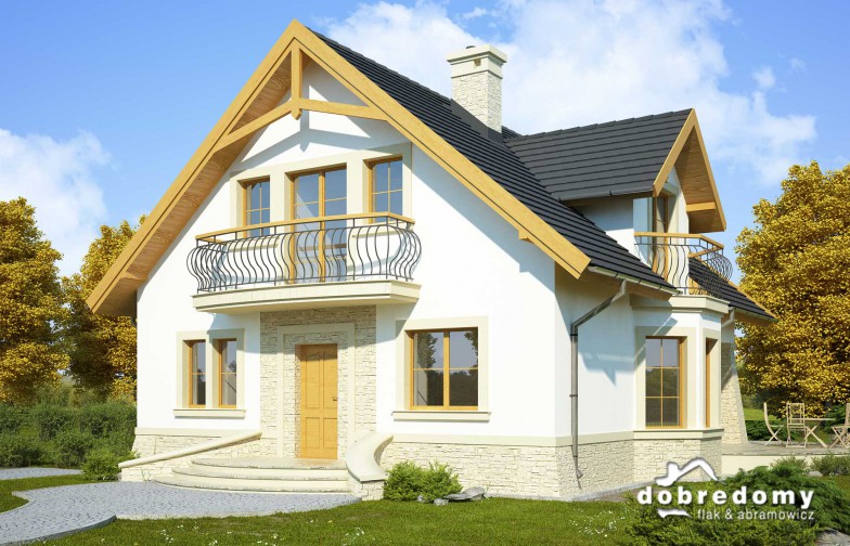 budowa domu Atlanta Nowa III odbicie lustrzane - New-House