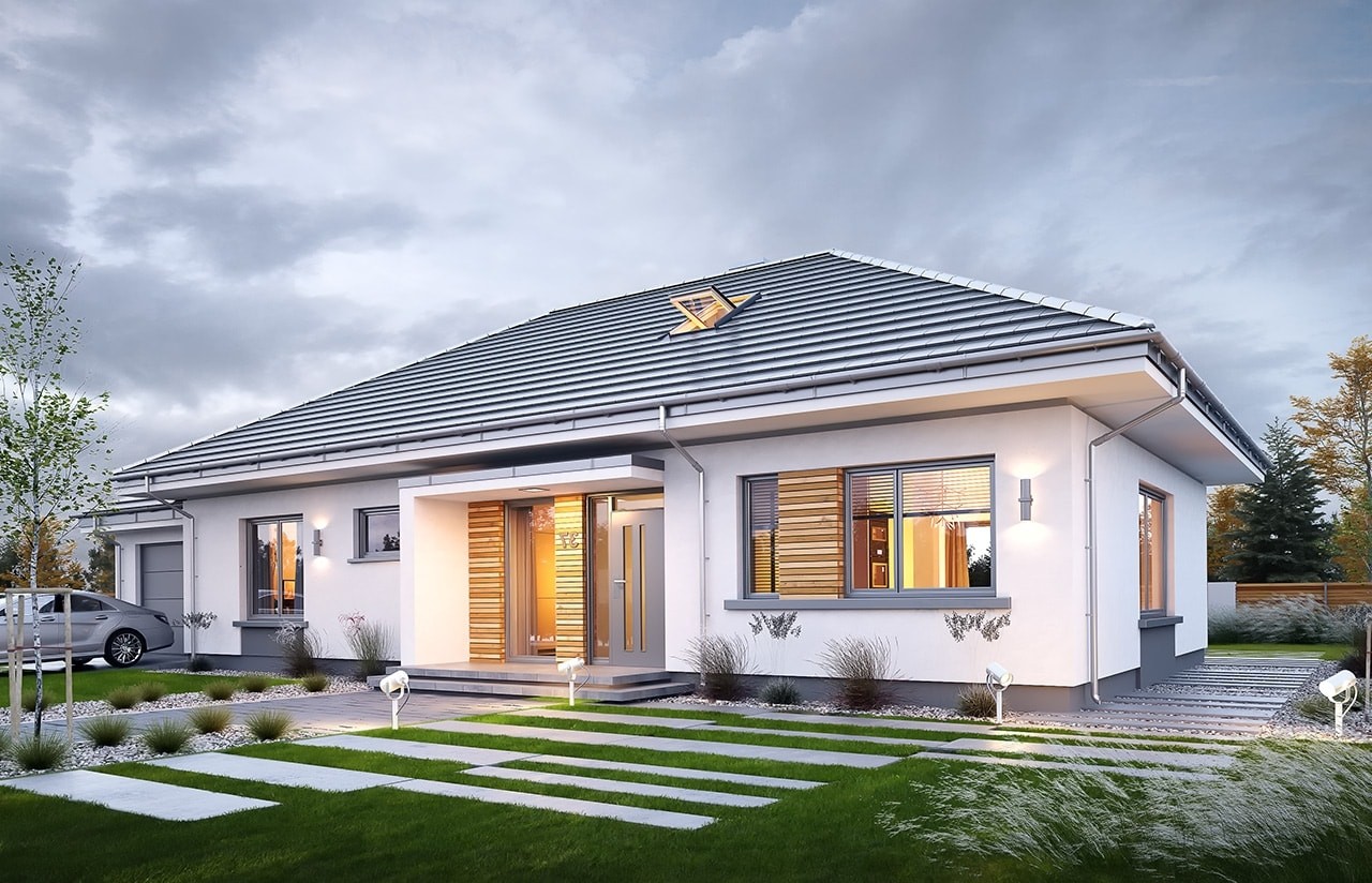 budowa domu - Wymarzony 11 (odbicie lustrzane) - New-House