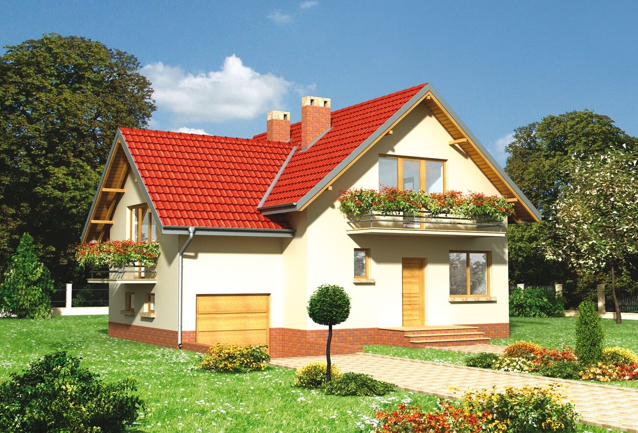 budowa domu Cyklamen - New-House