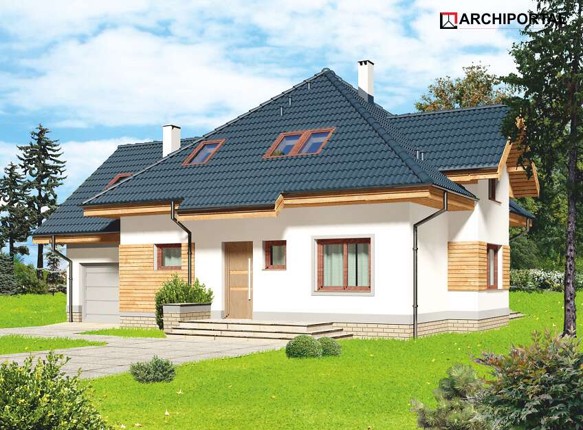 budowa domu Lancelot paliwo stałe (odbicie lustrzane) - New-House