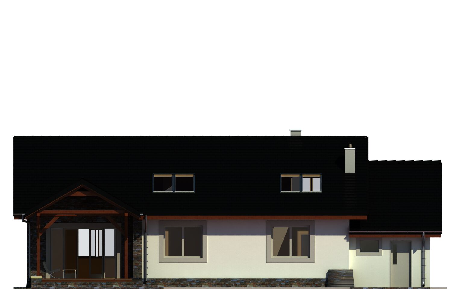Derkacz z garażem 1-st. [A] (odbicie lustrzane) - miniatura 4