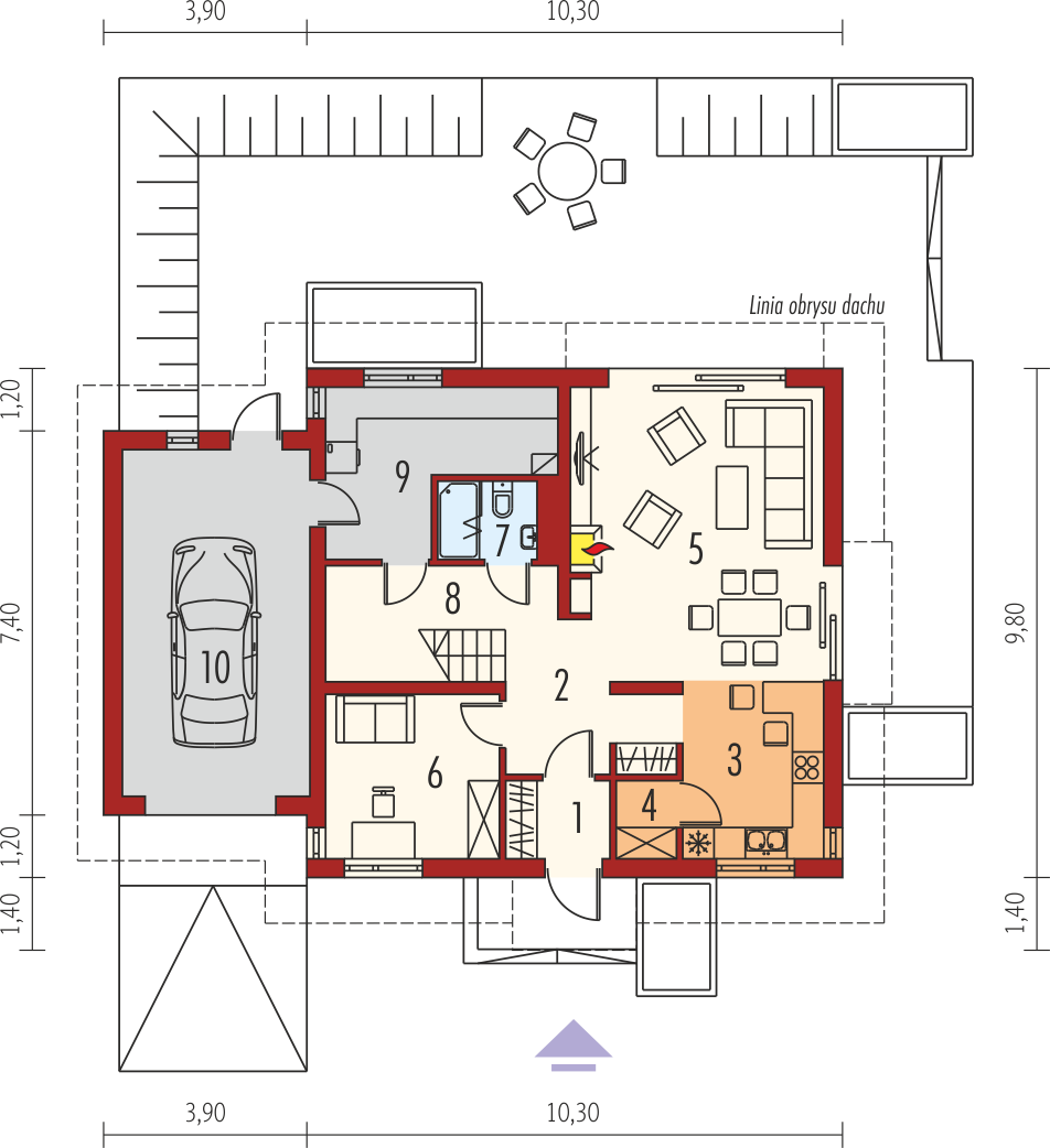 E5 G1 ECONOMIC (wersja A) (odbicie lustrzane) - miniatura 5