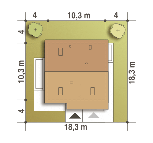 Nowinka III z garażem 1-st. [A] - miniatura 11