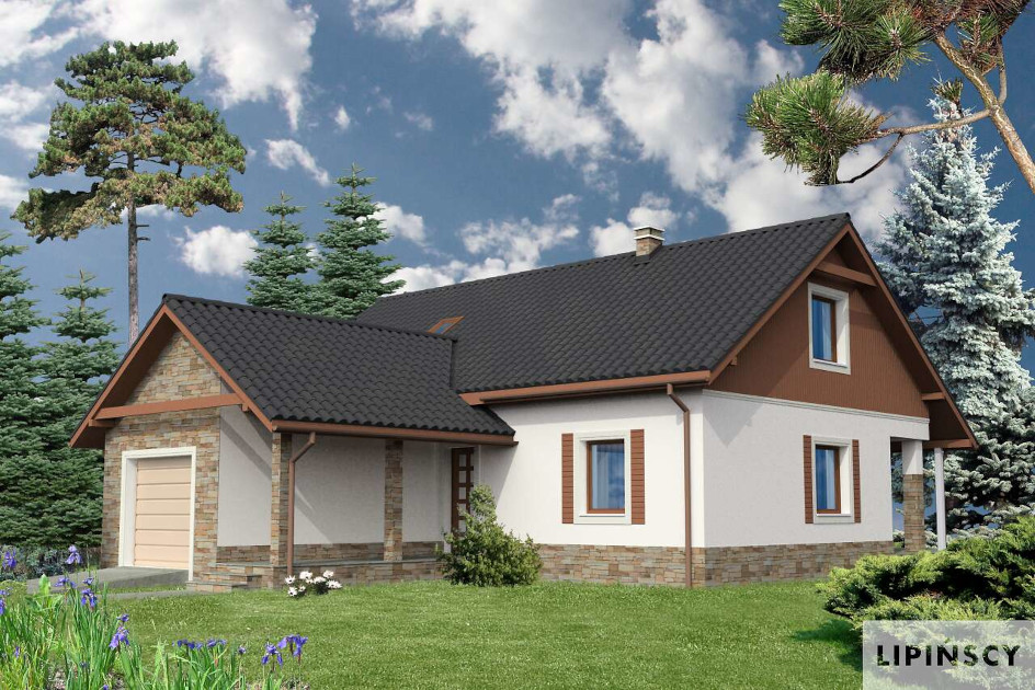 Budowa domu Neapol DCP193 (odbicie lustrzane) z New-House