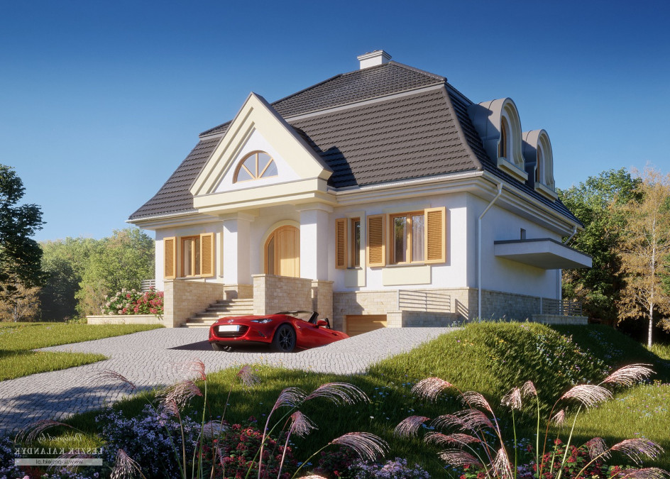 Budowa domu LK&917 (odbicie lustrzane) z New-House