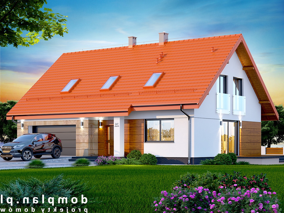 budowa domu DARLENA XL (Odbicie lustrzane) - New-House
