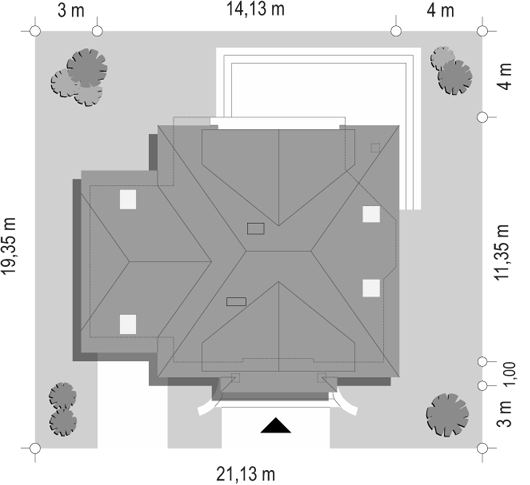 Dom na medal 2 (odbicie lustrzane) - miniatura 5