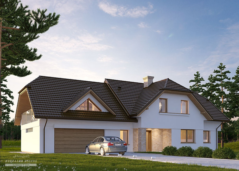 Budowa domu LK&754 (odbicie lustrzane) z New-House