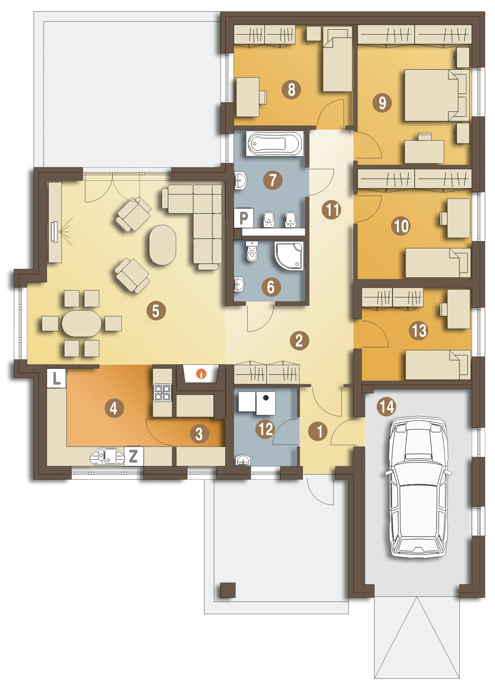 Radek II z garażem 1-st. [A] - miniatura 8