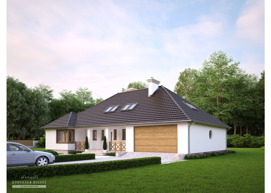 Budowa domu LK&299 (odbicie lustrzane) z New-House