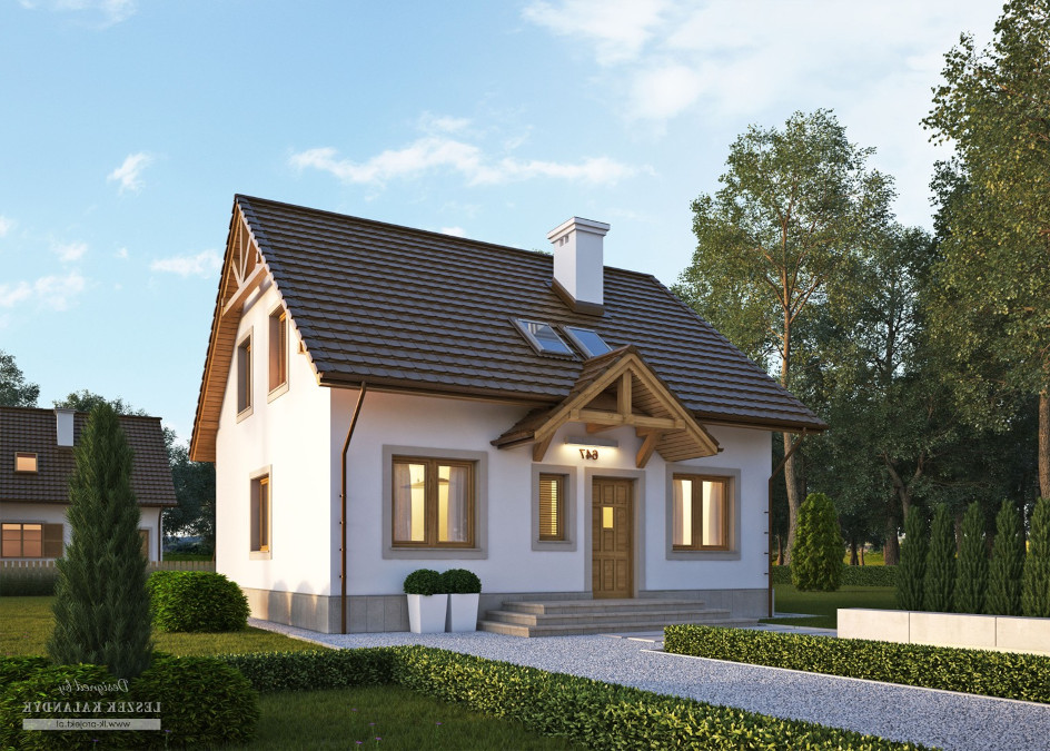 Budowa domu LK&647 (odbicie lustrzane) z New-House