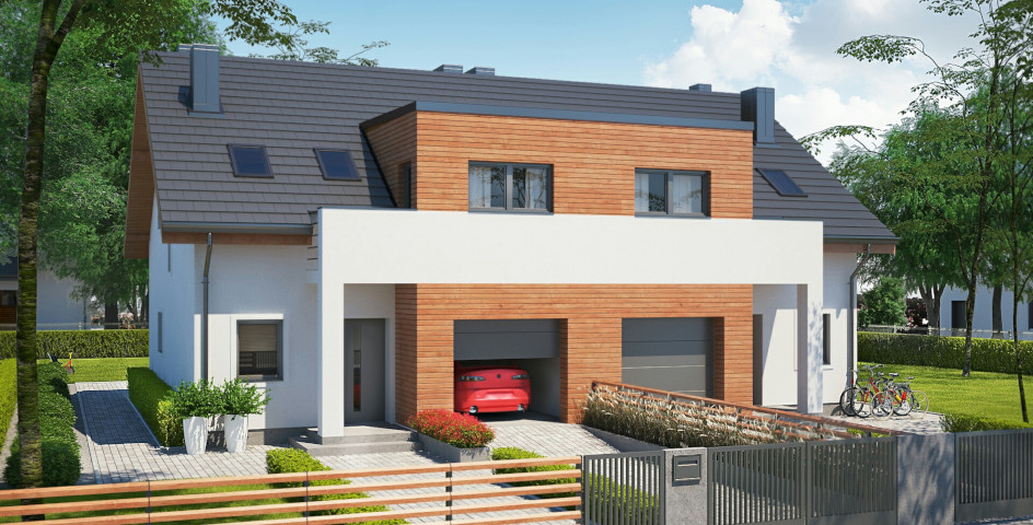 budowa domu Eco 12 (Odbicie lustrzane) - New-House