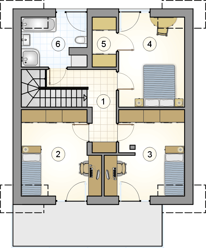 Single House II (odbicie lustrzane) - miniatura 5