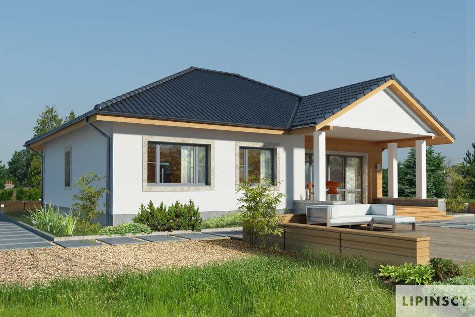 Budowa domu Lucia III DCB88b (odbicie lustrzane) z New-House