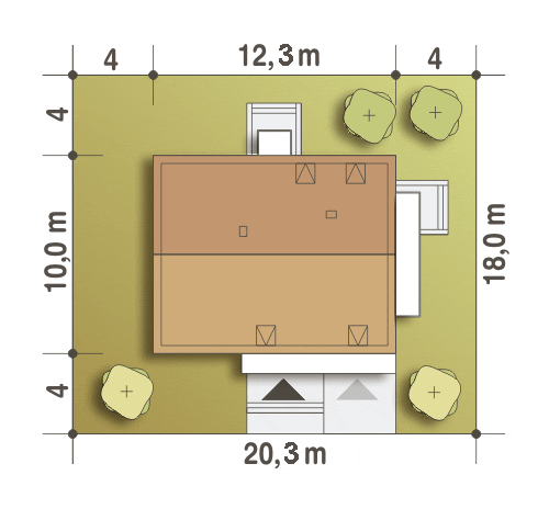 Bernikla III z garażem 1-st. [A] - miniatura 11