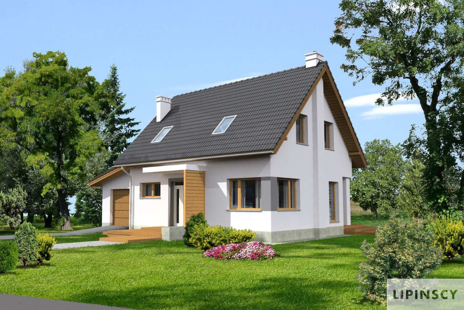 Budowa domu Loreto DCP304 (odbicie lustrzane) z New-House