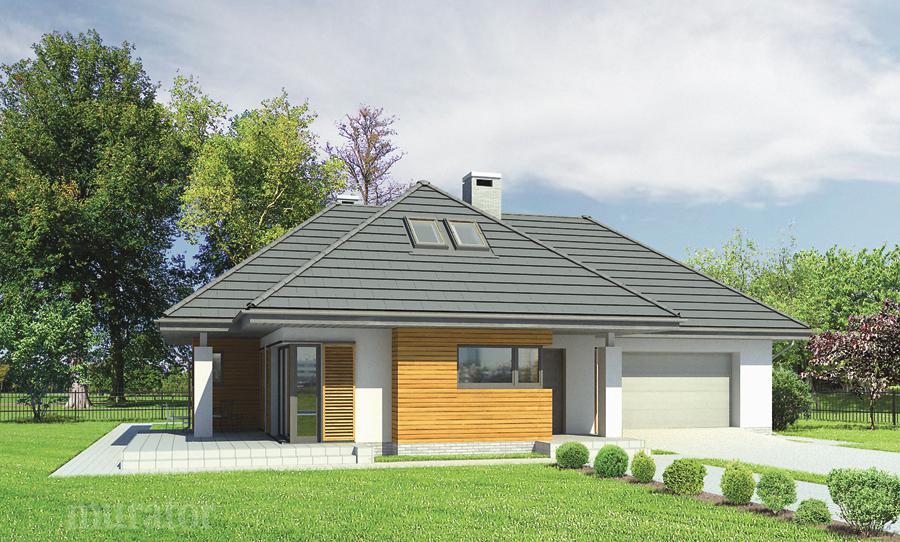 budowa domu Domowe klimaty-wariant I M121a - New-House