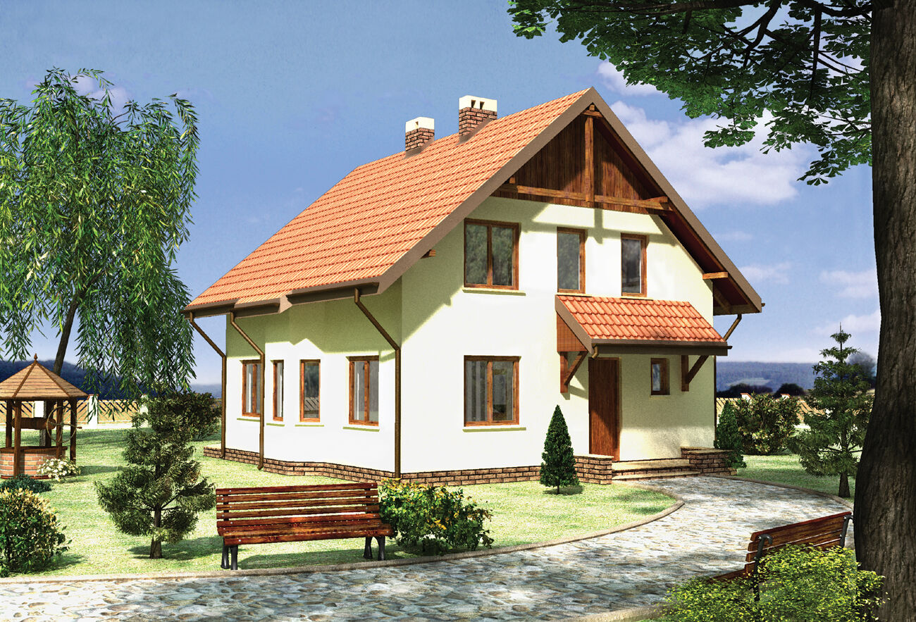budowa domu Trzmiel (odbicie lustrzane) - New-House