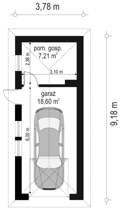 Garaż BG05 (odbicie lustrzane) - miniatura 7