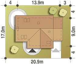 Sójka z garażem 1-st. [A] (odbicie lustrzane) - miniatura 10