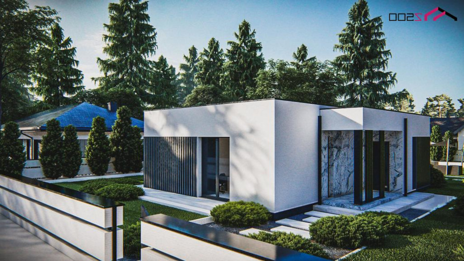 Budowa domu Zx434 (odbicie lustrzane) z New-House