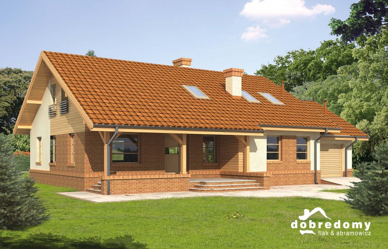 budowa domu Agis IV odbicie lustrzane - New-House