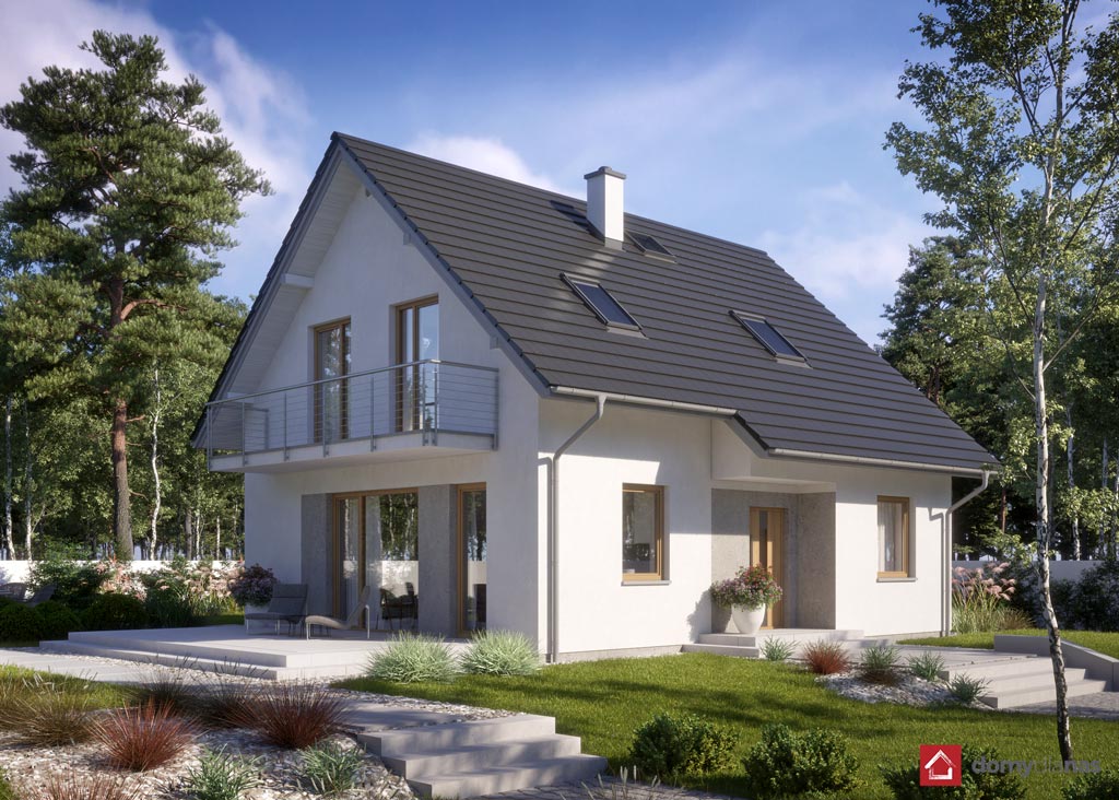 budowa domu N20-BG (odbicie lustrzane)- New-House