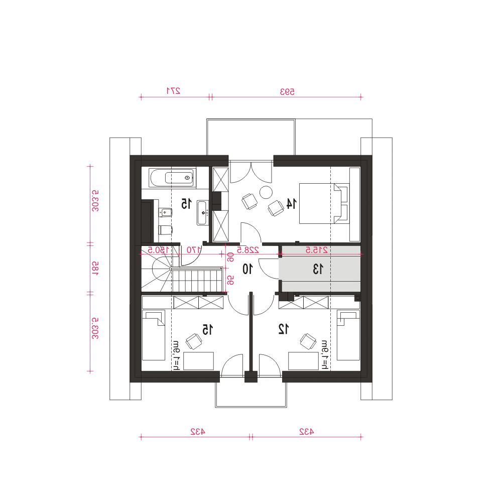 Dom Dla Ciebie 6 bez garażu [B] (odbicie lustrzane) - miniatura 10